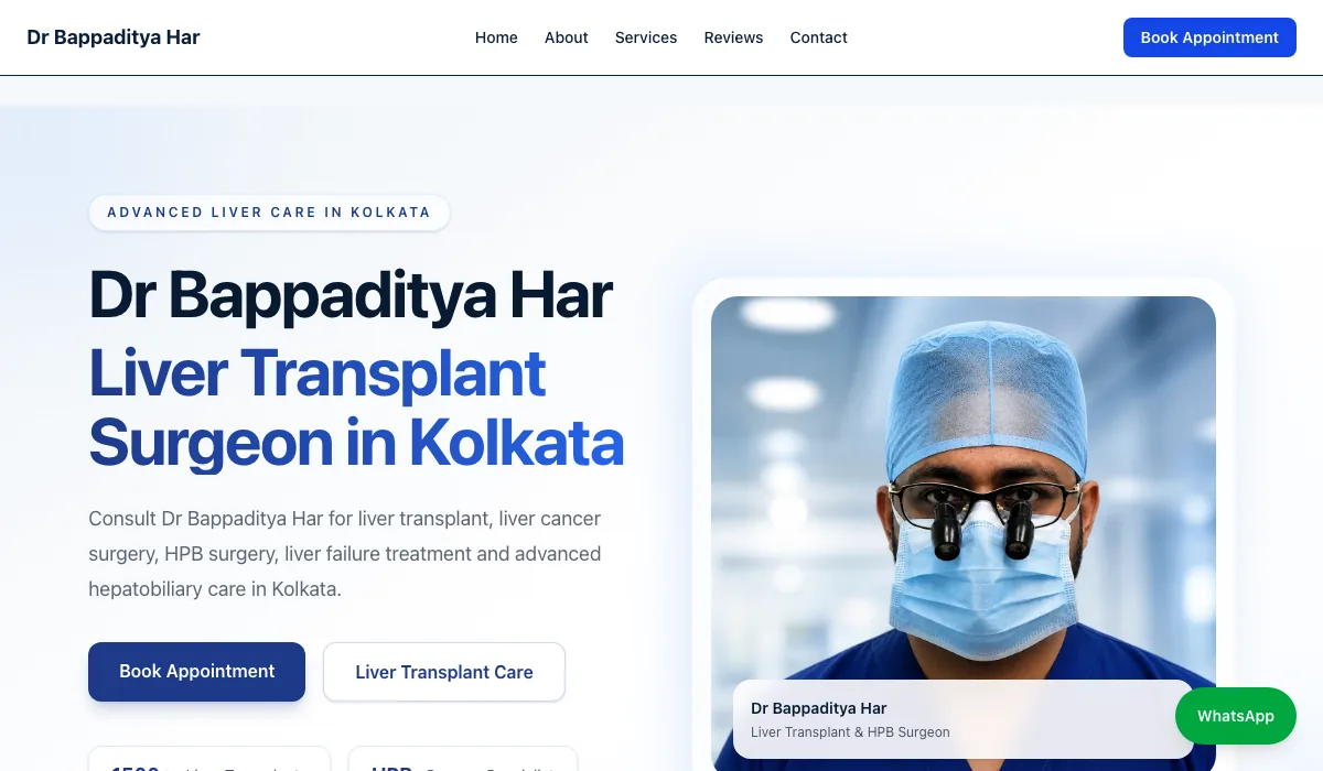 Dr. Bappaditya Har website preview